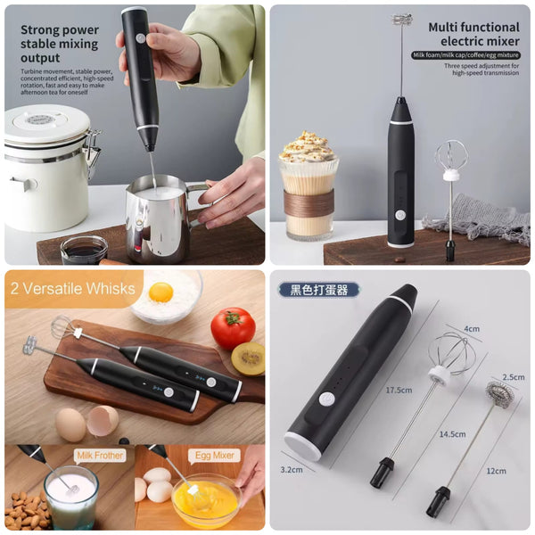 2 in 1 Rechargeable coffee beater☕