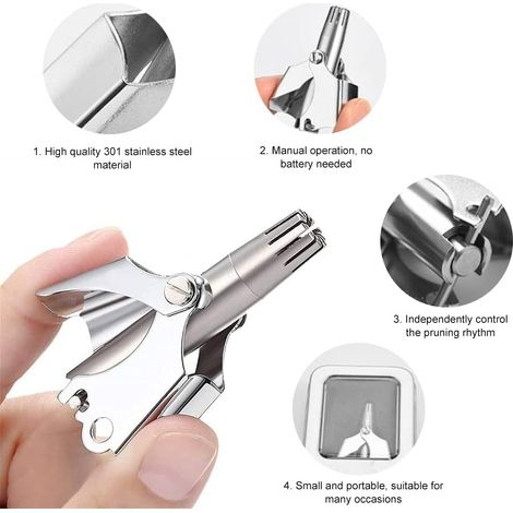 Mannual Nose and Ear hair trimmer