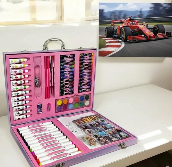 128 Pcs KIds Premium DRawing Art Colours Set