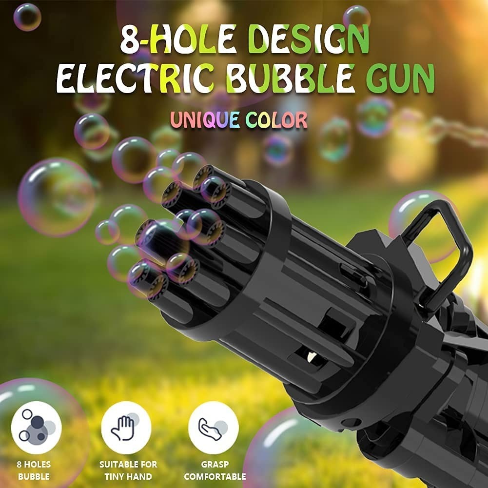 8 Hole Massive Bubble Shooter Gun Toy