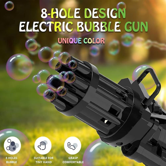 8 Hole Massive Bubble Shooter Gun Toy